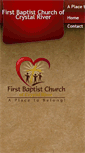 Mobile Screenshot of firstbaptistcrystalriver.org